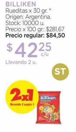 Farmacity Billiken rueditas oferta
