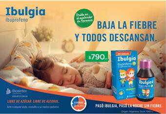 Farmacity Ibulgia ibuprofeno oferta