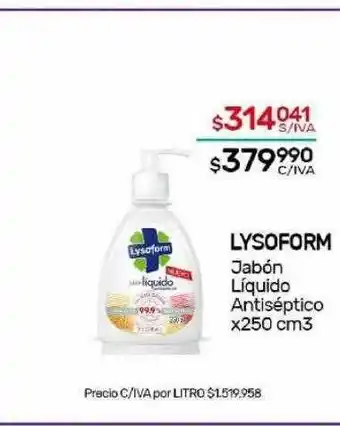 Nini Mayorista Lysoform jabón liquido antiséptico oferta