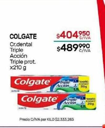 Nini Mayorista Colgate cr.dental triple acción triple prot. oferta