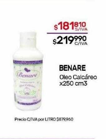 Nini Mayorista Benare oleo calcáreo oferta