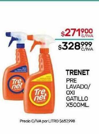 Nini Mayorista Trenet pre lavado oxi gatillo oferta