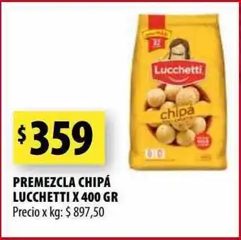 Punto Mayorista Premezcla chipá lucchetti oferta