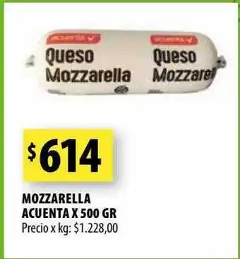 Punto Mayorista Mozzarella acuenta oferta