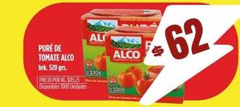 Supermercados Vea Puré de tomate alco oferta