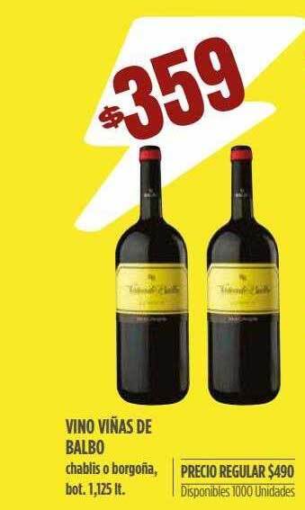 Supermercados Vea Vino viñas de balbo oferta