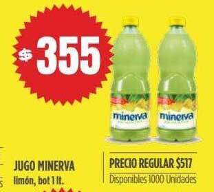 Supermercados Vea Jugo minerva oferta