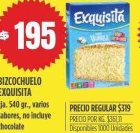 Supermercados Vea Bizcochuelo exquisita oferta