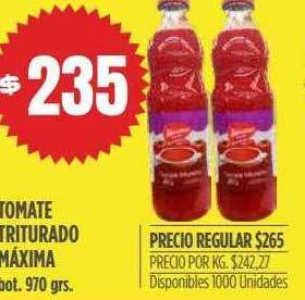 Supermercados Vea Tomate triturado máxima oferta