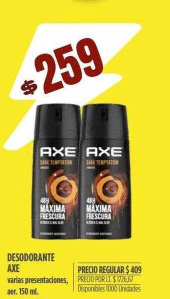 Supermercados Vea Desodorante axe oferta