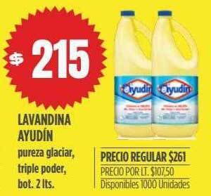 Supermercados Vea Lavandina ayudín oferta