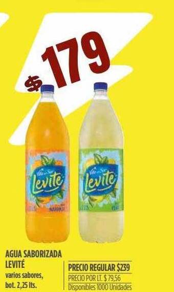 Supermercados Vea Agua saborizada levité oferta