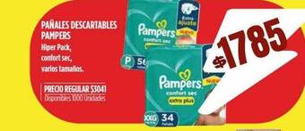 Supermercados Vea Pañales descartables pampers oferta