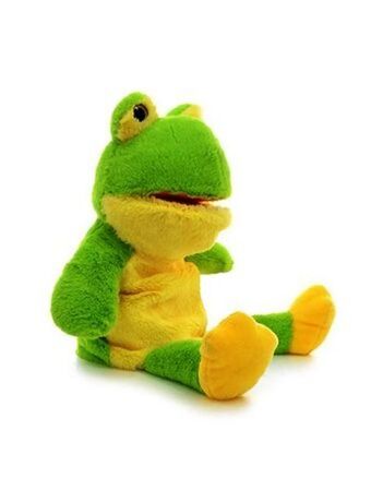 El Mundo del Juguete Titere de mano con patas sapo 21 cm color verde oferta