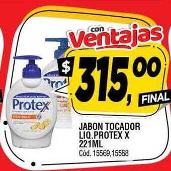 Supermercados Yaguar Jabon tocador liq protex oferta