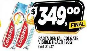 Supermercados Yaguar Pasta dental colgate visible health oferta