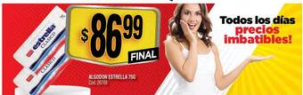 Supermercados Yaguar Algodon estrella oferta