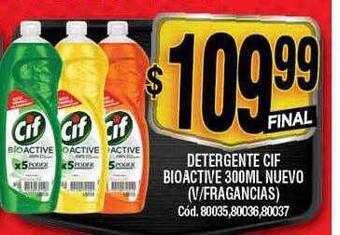 Supermercados Yaguar Detergente cif bioactive oferta