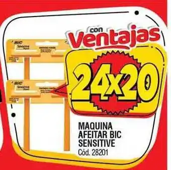 Supermercados Yaguar Maquina afeitar bic sensitive oferta