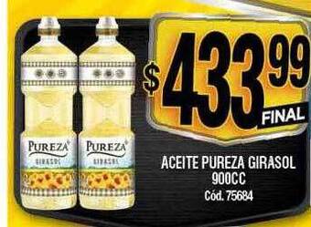 Supermercados Yaguar Aceite pureza girasol oferta