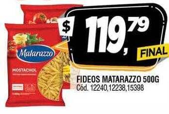 Supermercados Yaguar Fideos matarazzo oferta