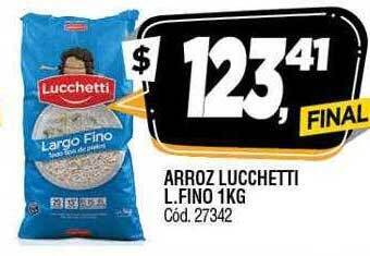 Supermercados Yaguar Arroz lucchetti l fino oferta