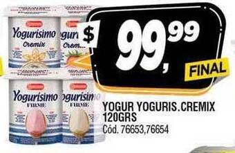 Supermercados Yaguar Yogur yoguris cremix oferta