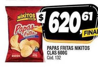 Supermercados Yaguar Papas fritas nikitos clas oferta