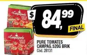 Supermercados Yaguar Pure tomates campag oferta