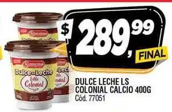 Supermercados Yaguar Dulce leche ls colonial calcio oferta