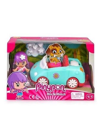 El Mundo del Juguete Set pinypon auto con figura original oferta