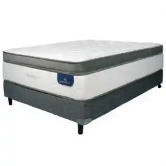 Sommier Center Sommier y colchón 2 plazas y media (150x190) serta manhattan resorte pocket oferta
