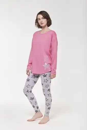 Promesse Pijama remera manga larga y calza - magic oferta