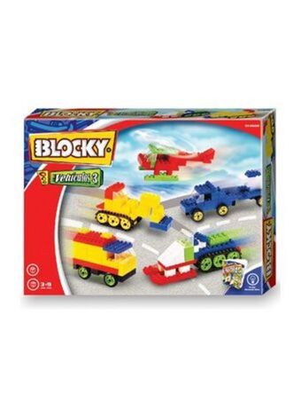 El Mundo del Juguete Blocky vehiculos 140 piezas oferta