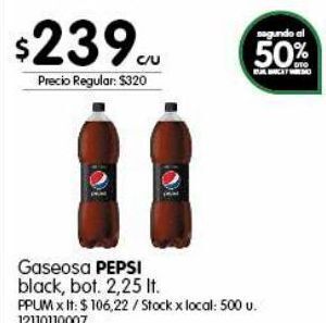 Gaseosas pepsi 2.25lt