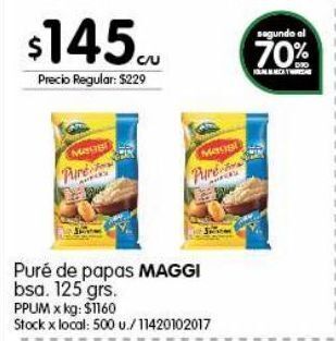 Jumbo Puré de papas maggi 125g oferta