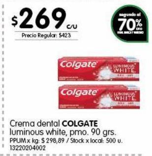 Jumbo Crema dental colgate oferta