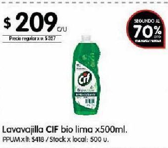 Disco Lavavajillas cif 500ml oferta