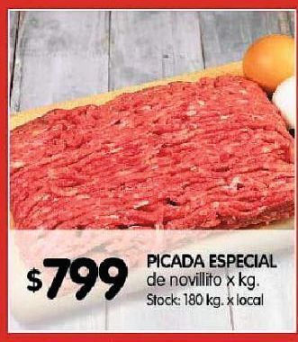 Disco Carne picada especial de novillo kg oferta