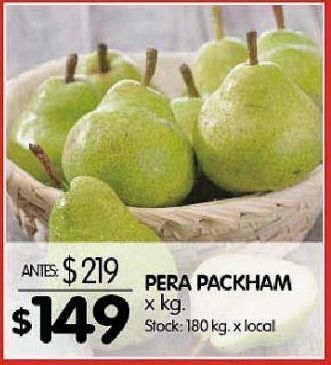 Disco Pera packham kg oferta
