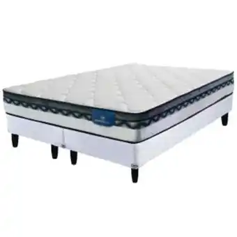 Sommier Center Sommier foundation y colchón king (200x200x26) serta austin pocket plush oferta
