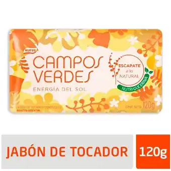 Coto Jabon tocador energía del so campos verd paq 120 grm oferta