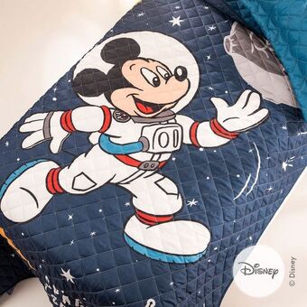 Arredo Cubrecama 1 plaza reversible astronauta mickey oferta