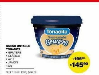 Atomo Conviene Queso untable tonadita oferta