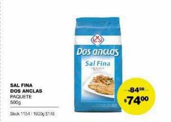 Atomo Conviene Sal fina dos anclas oferta