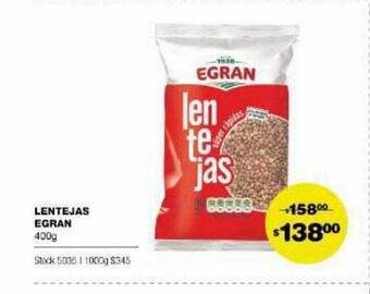 Atomo Conviene Lentejas egran oferta