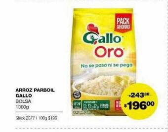 Atomo Conviene Arroz parboil gallo oferta