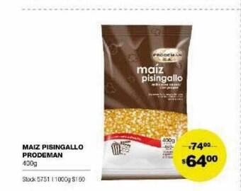 Atomo Conviene Maiz pisingallo prodeman oferta