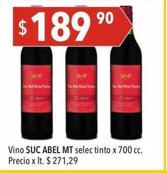 Hergo Vino suc abel mt selec tinto oferta