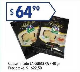 Hergo Queso rallado la quesera oferta